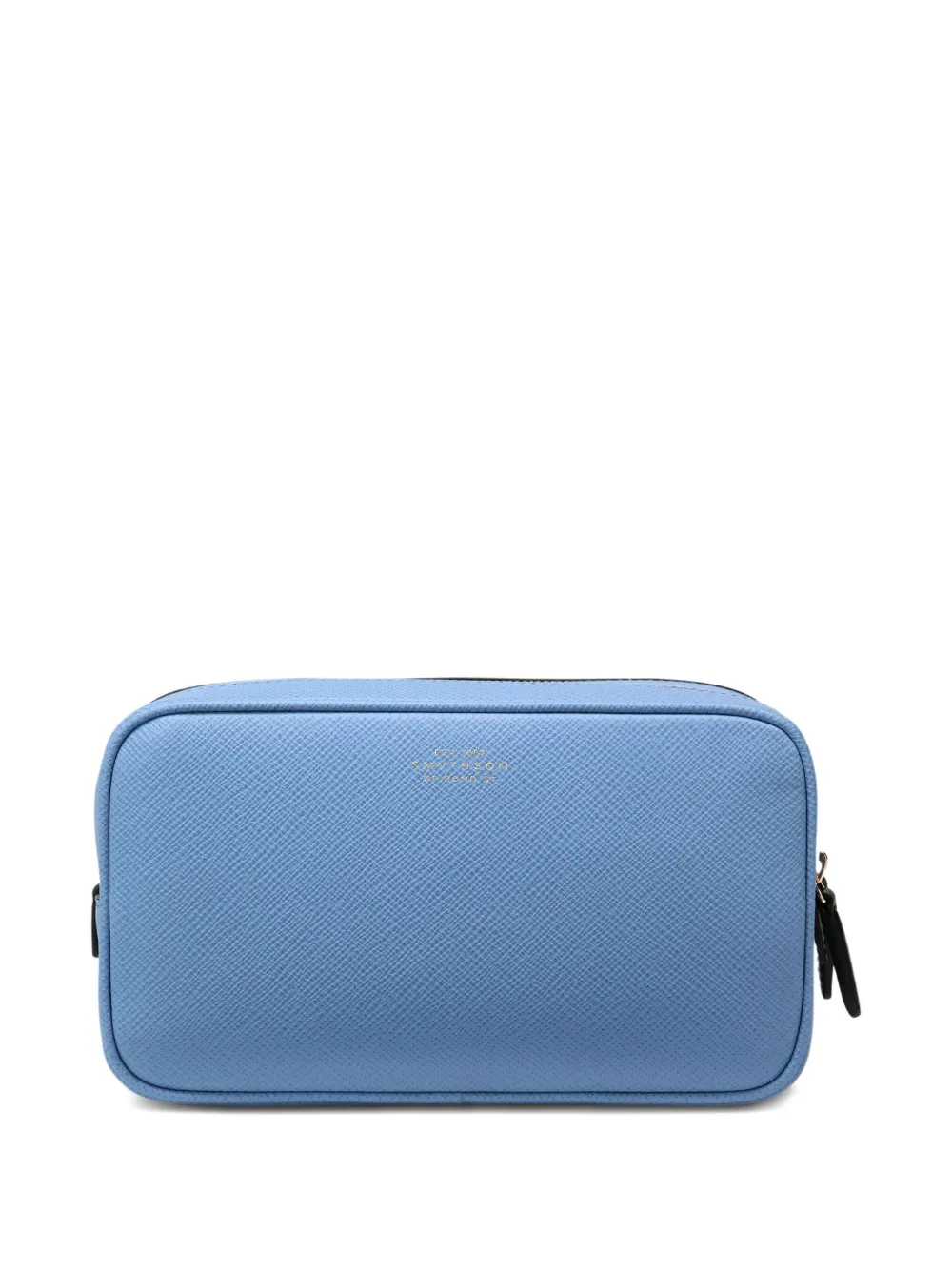 

Несессер с двойной молнией Smythson, синий