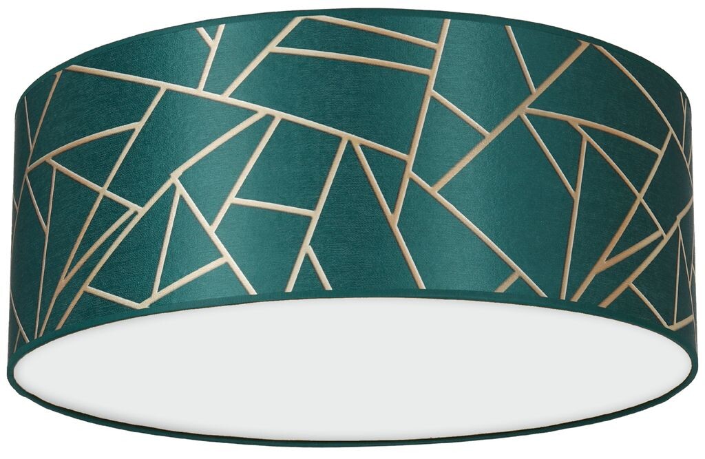 

Ziggy Green Gold/Bottle Green 2Xe27 Ø40см Потолочный светильник Потолочный светильник Milagro, белый