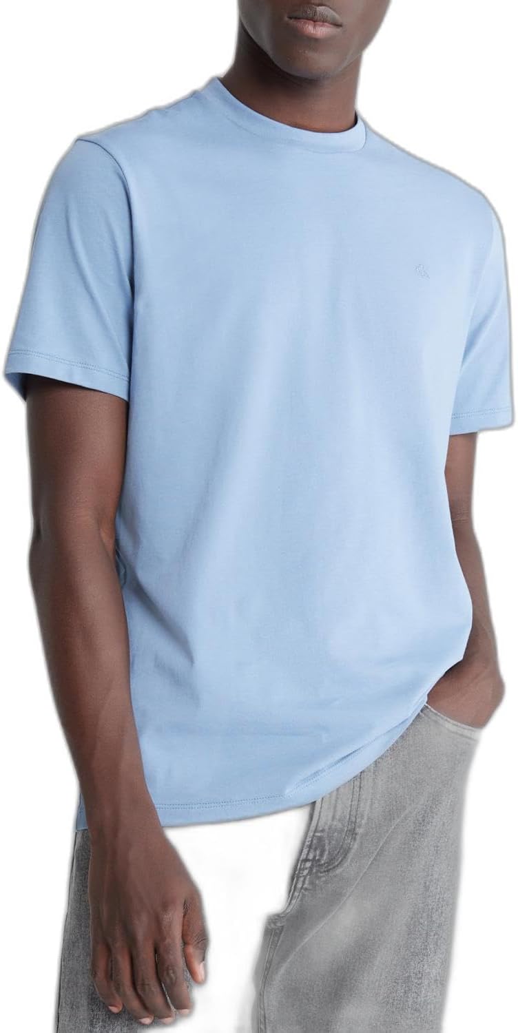 

Мужская футболка Calvin Klein из гладкого хлопка с круглым вырезом, Infinity
