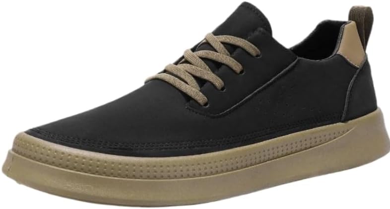 

Мужские черные спортивные кроссовки на толстой подошве, выполненные в простом и повседневном стиле, с мягкой подошвой- модный выбор для ценителей стиля Hoalox