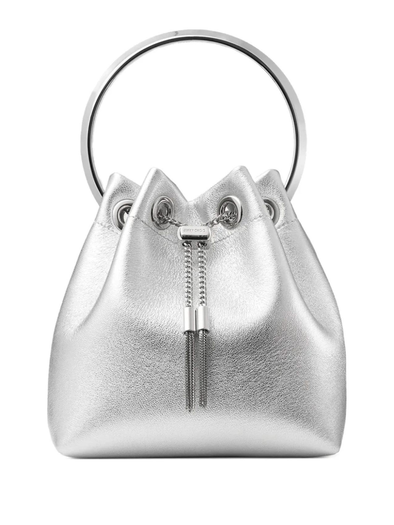 

Jimmy Choo Хорошая хорошая мини-сумка, серебряный