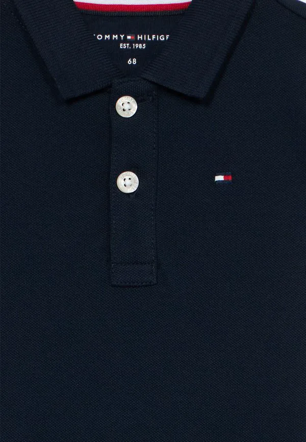 Основная рубашка поло из пике с вышивкой флага Tommy Hilfiger, Dark Night Navy — фото 3