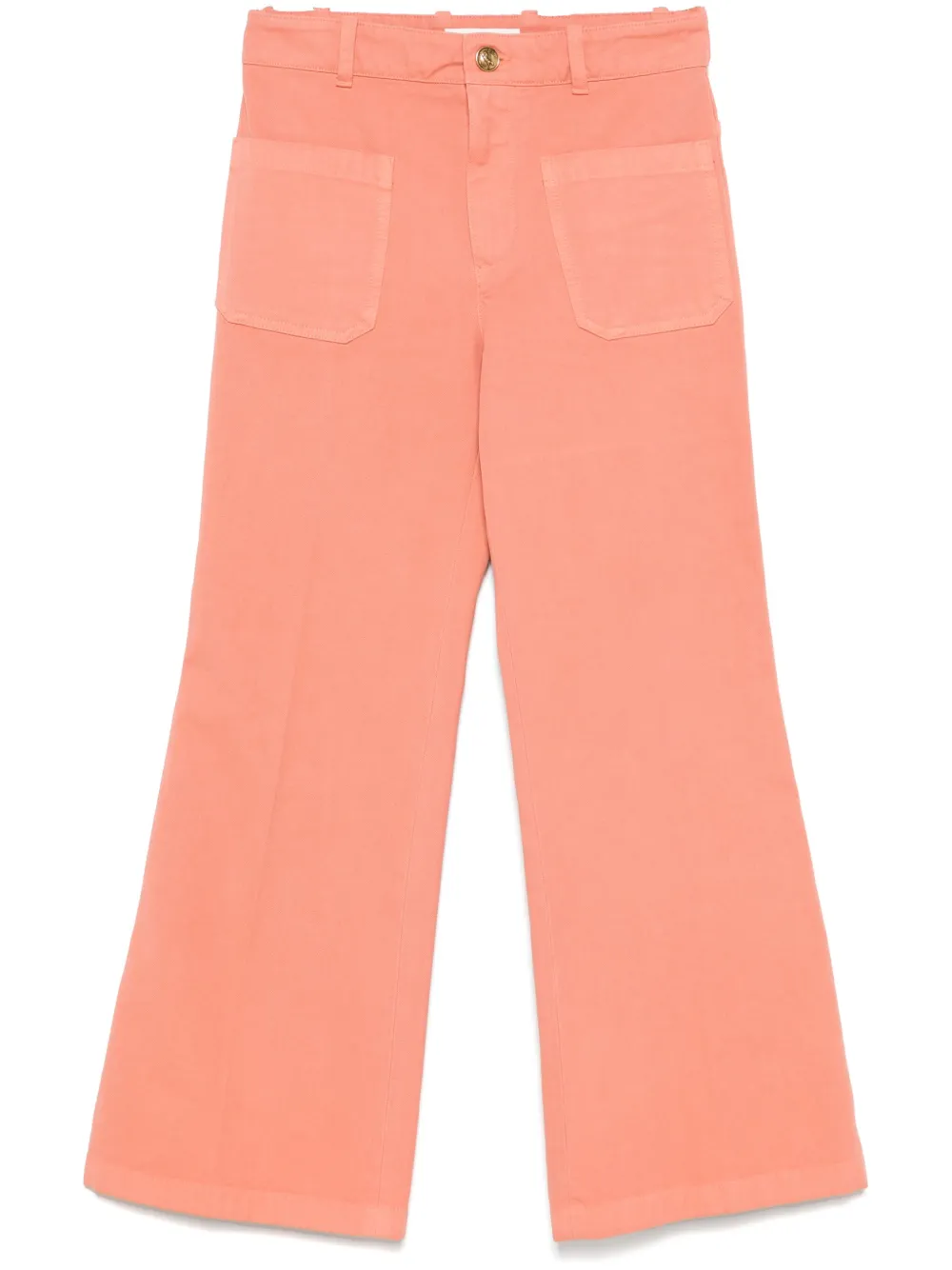 

Укороченные брюки bootcut CHLOÉ, оранжевый