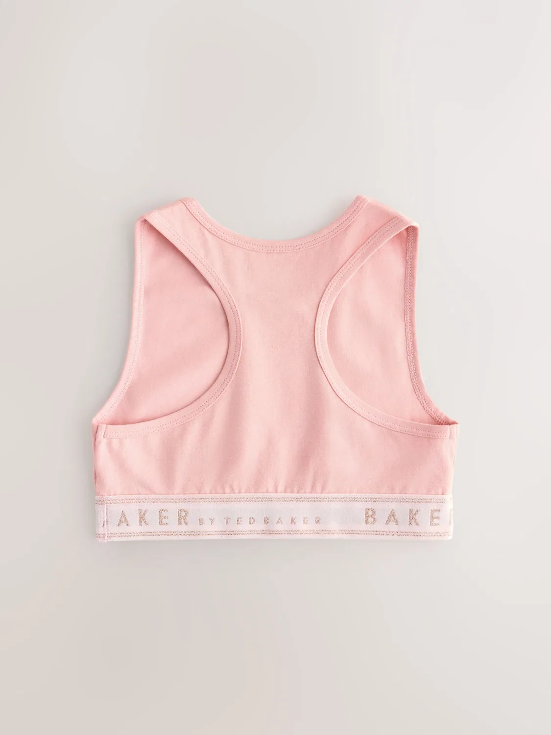 Топ Baker by Ted Baker в нежно-розовом, пастельно-розовом и белом цветах — фото 2