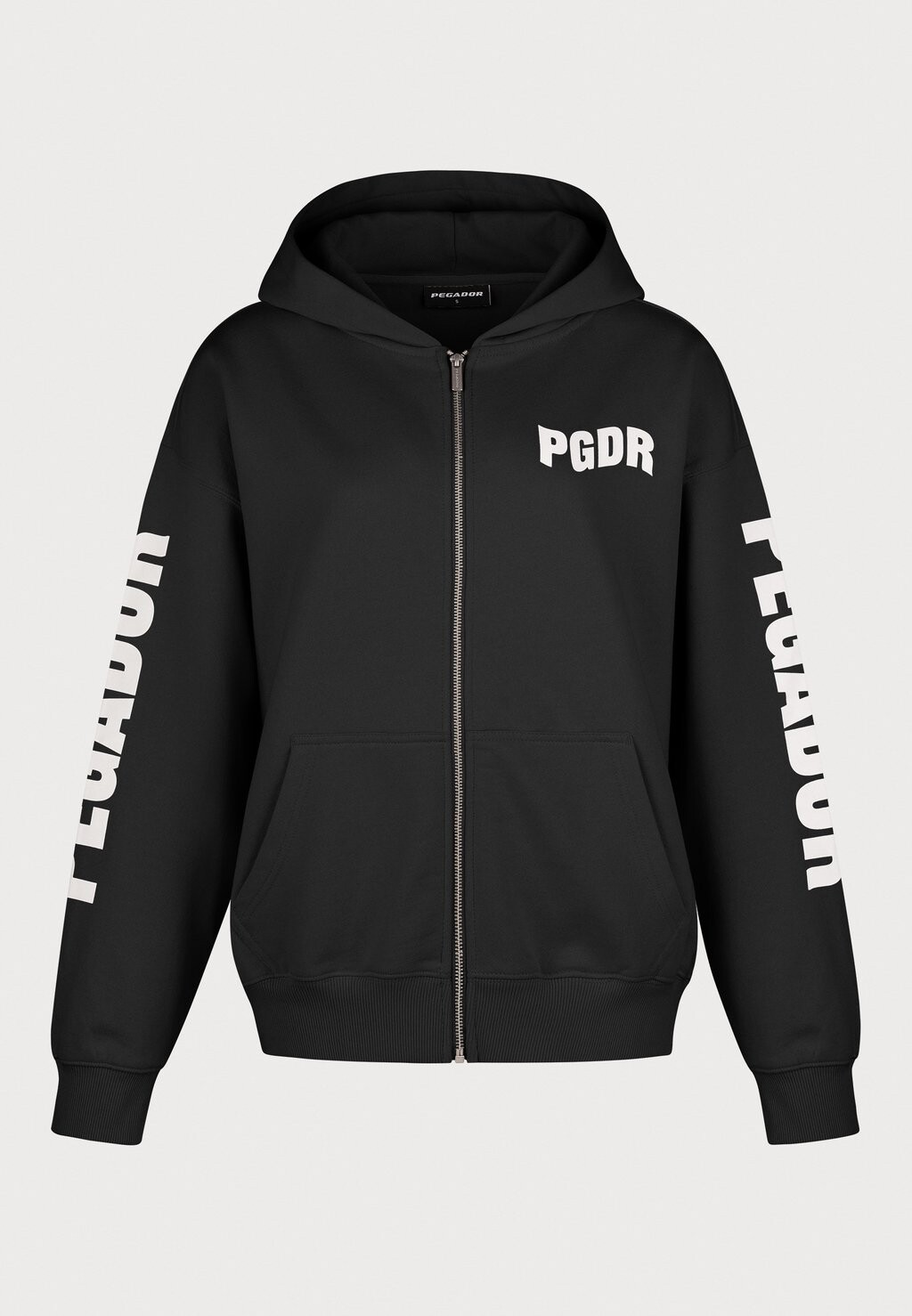 

Толстовка на молнии VINYA OVERSIZED JACKET Pegador, черный
