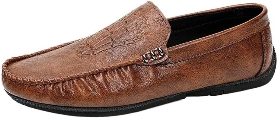 Мокасины кожаные Loafers Brown DHFIRUFSHLO