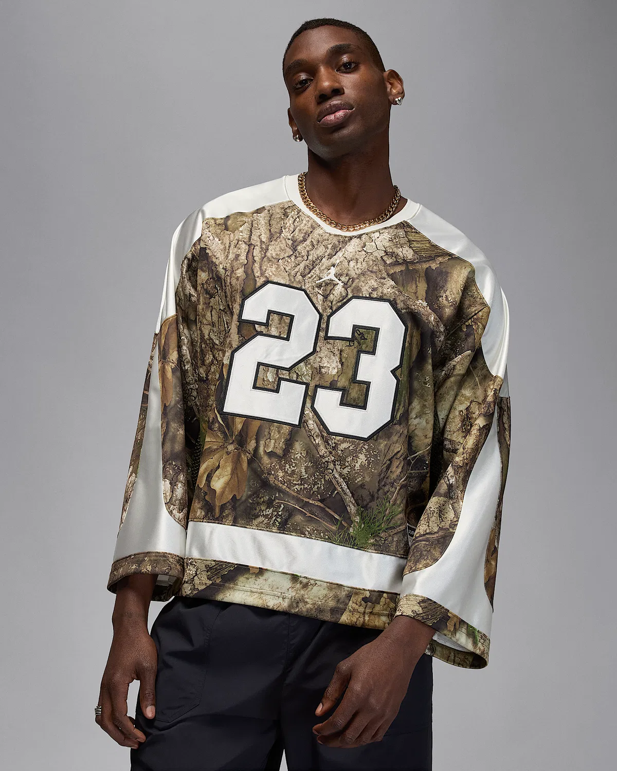 Мужская хоккейная джерси Realtree Jordan Brooklyn, Medium Olive/Sail/Sail