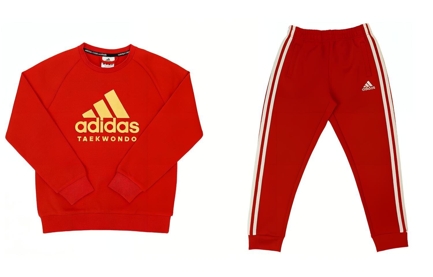 

GS Повседневная спортивная одежда Adidas, цвет Set (Red Gold)