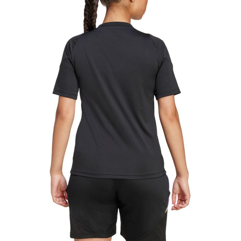 Футболка Tiro24 SS25 для детей Adidas, черный/фиолетовый — фото 4