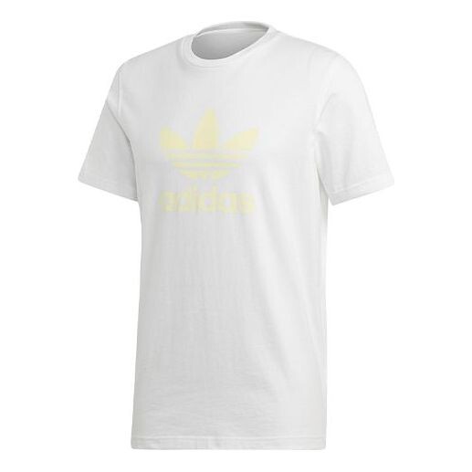 

Футболка originals chest logo printing sports short sleeve white Adidas, белый
