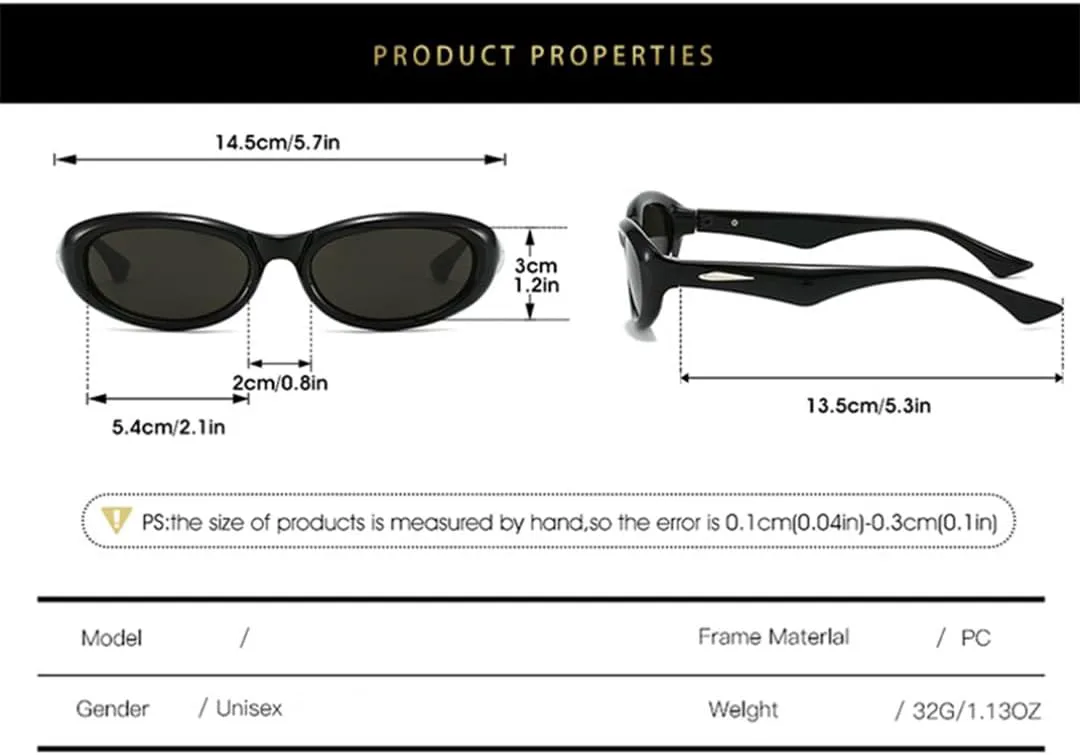 

Роскошные ретро-солнцезащитные очки в двухцветной овальной оправе для женщин и мужчин (маленькая оправа), ретро-дизайн, защита от солнца UV400 SZVVBKK, White Brown