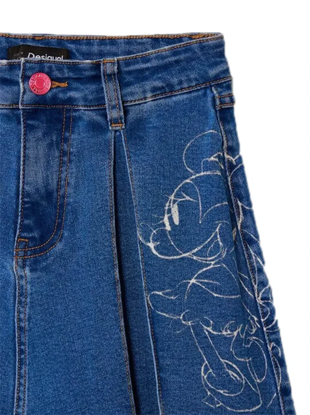 Плиссированная юбка X Disney Minnie Mouse Desigual, синий — фото 3