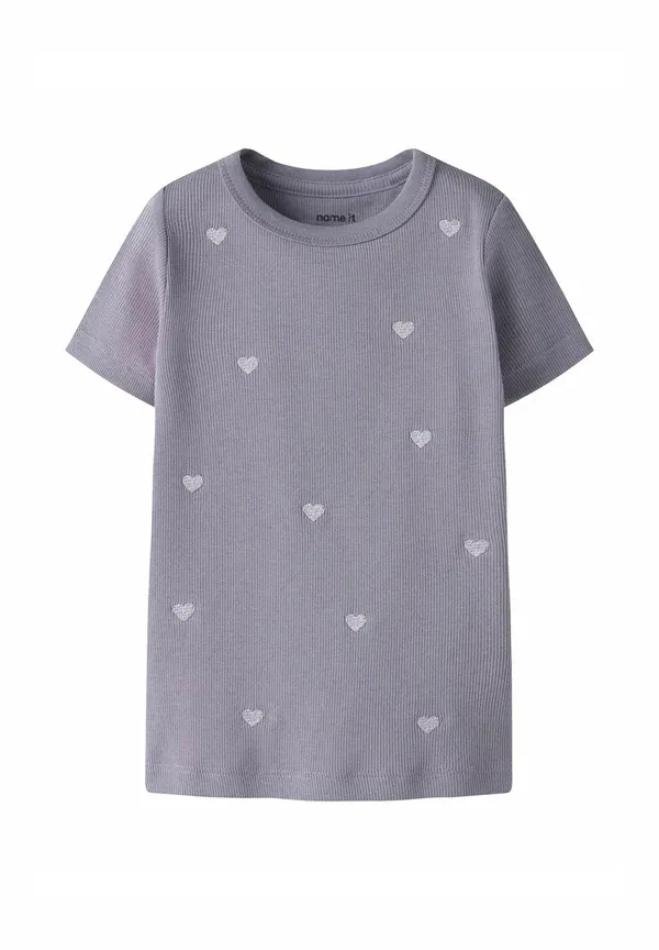 Футболка Name It Nmfnakal ss noos print t-shirt, лавандово-серый