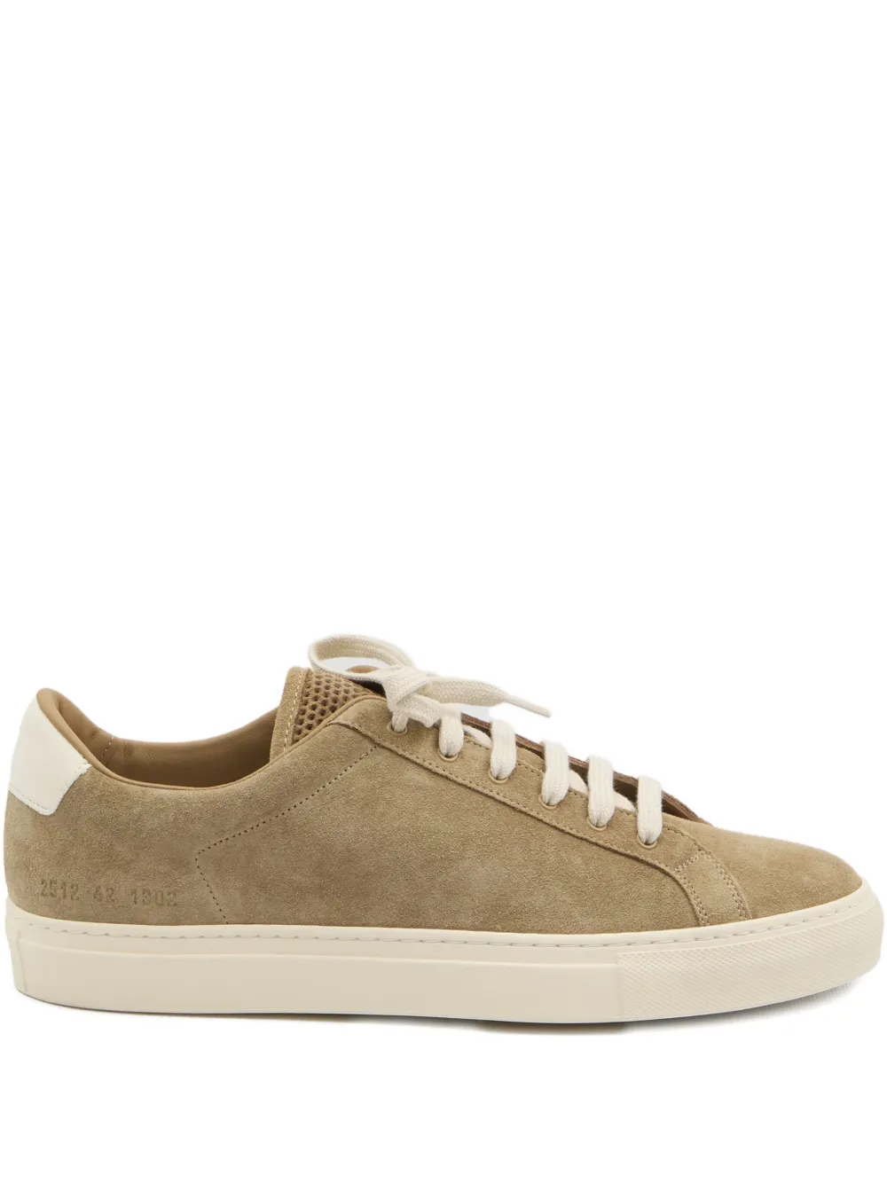 

Замшевые кроссовки с узорчатым язычком Common Projects, нейтральный