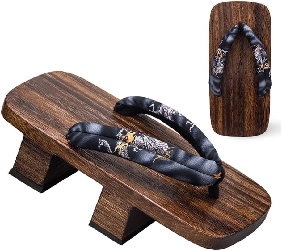 

Деревянные тапочки YXCKG, традиционные японские туфли, деревянные сандалии гета, шлепанцы, тапочки для мужчин с открытым носком, тапочки на высоком каблуке для мужчин, дышащие шлепанцы (Цвет: D, Размер: EUR43-44), EUR43-44 E