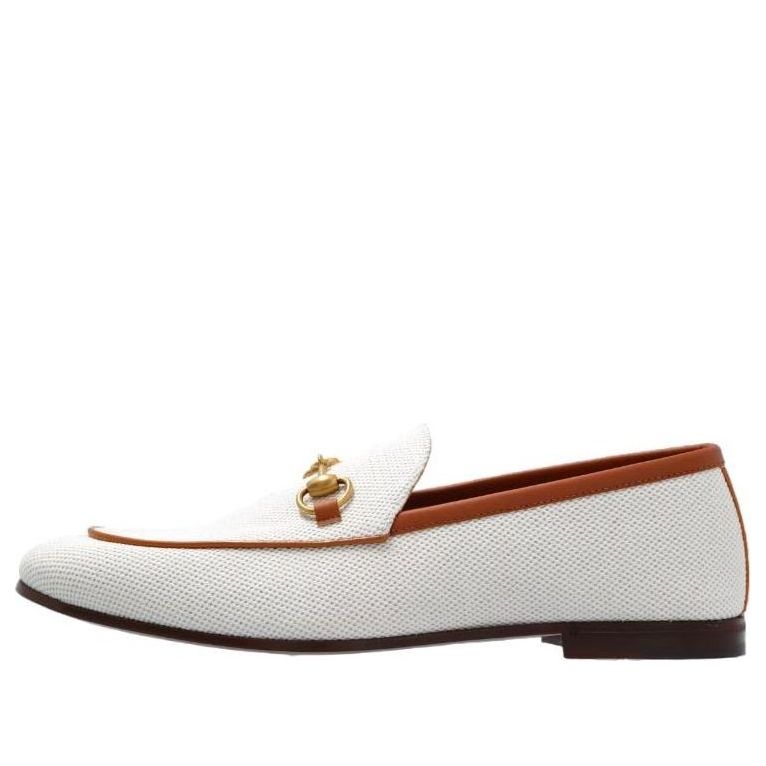 

Кроссовки Gucci Canvas Loafer 'White', белый
