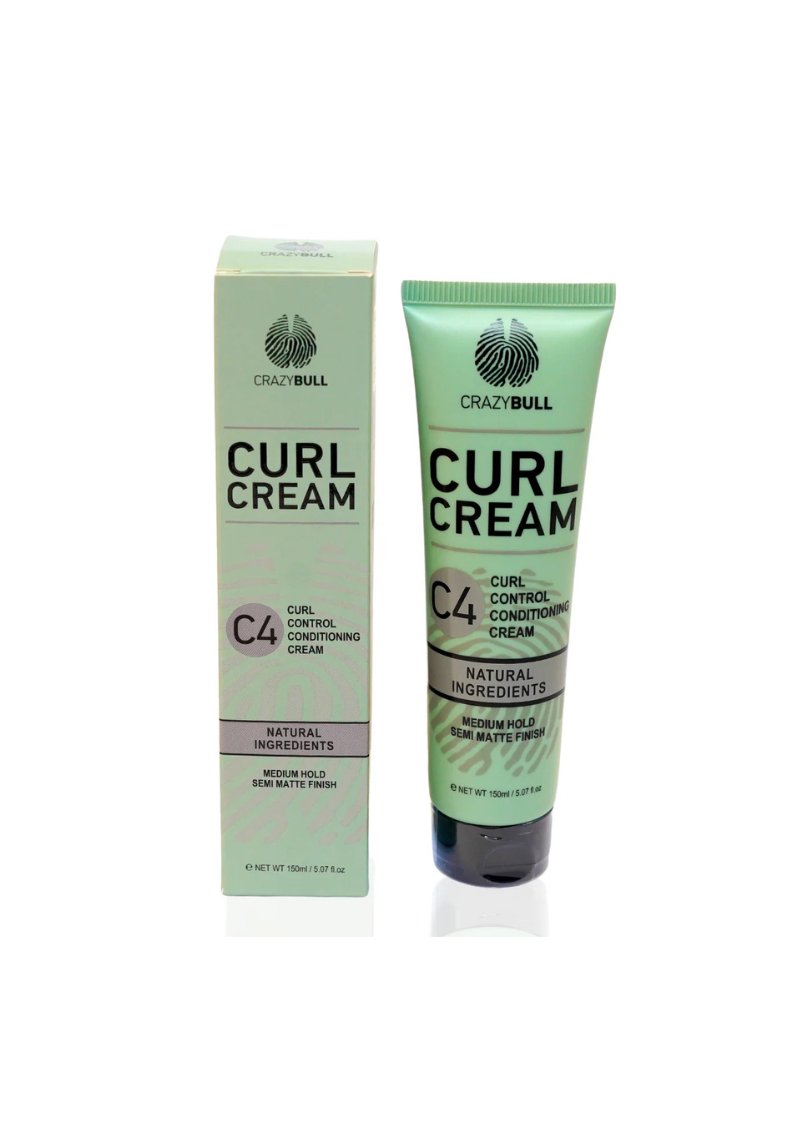 

Crazy Bull, Curl Cream, C4, крем-кондиционер для вьющихся волос, 150 мл