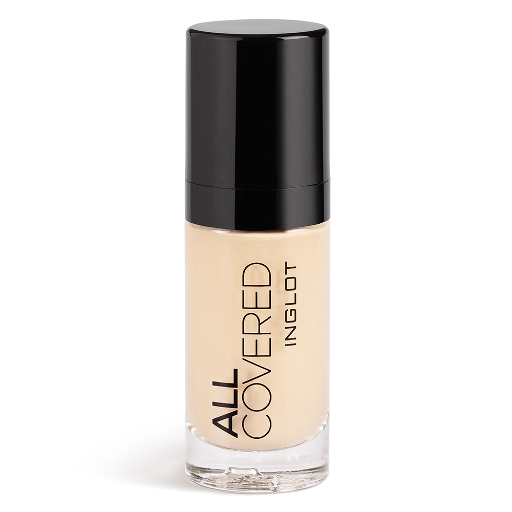 

Жидкая основа all covered face foundation Inglot, цвет nr. lc 010, 30 мл