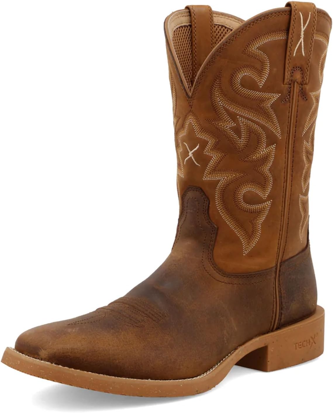 

Ботинки Twisted X Men's 11 Tech X, широкий квадратный носок с Tech X, оранжевый