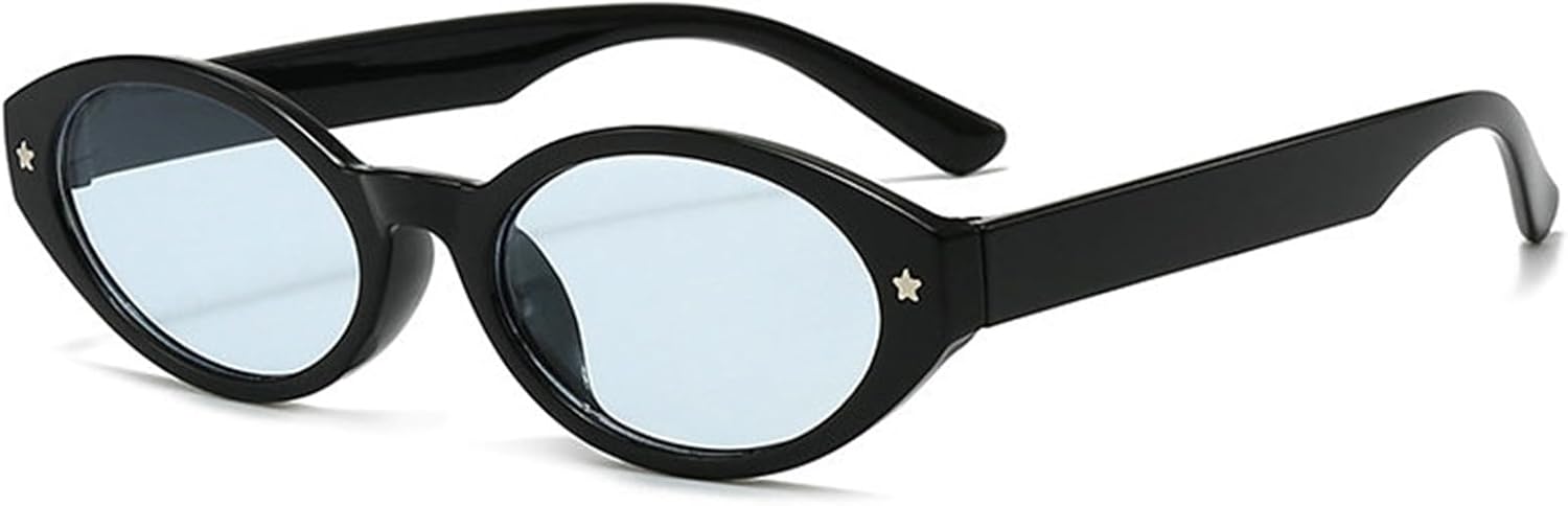 

Солнцезащитные очки Willochra в стиле ретро, ​​овальные, для женщин и мужчин, маленькие, в стиле 90-х, модные женские очки, милые очки «кошачий глаз», защита от ультрафиолета UV400, C6