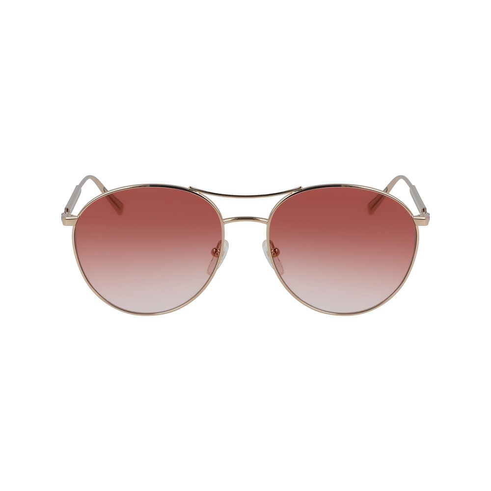

Солнцезащитные очки из золотистого металла Longchamp