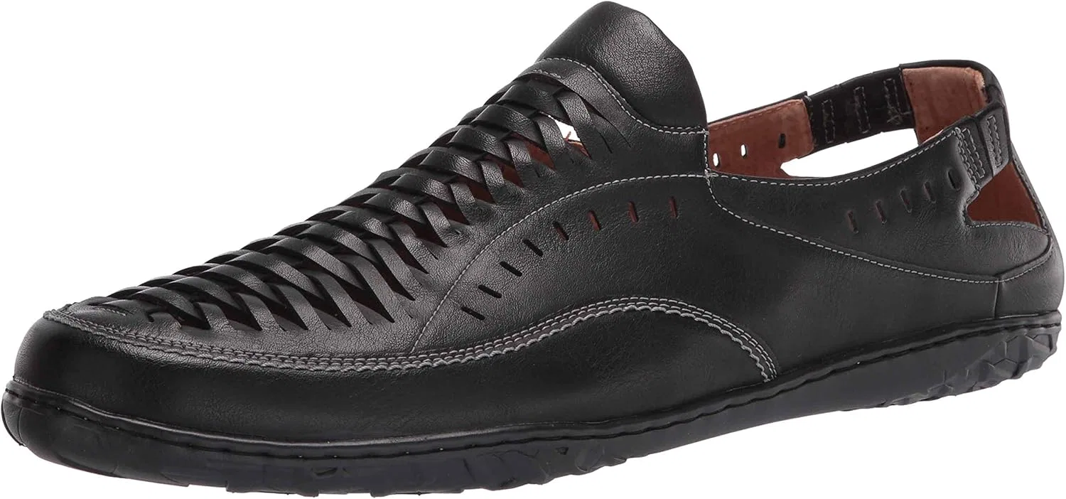 Stacy Adams Herren Ibiza Gewebter Schlupfschuh Туфли, Black