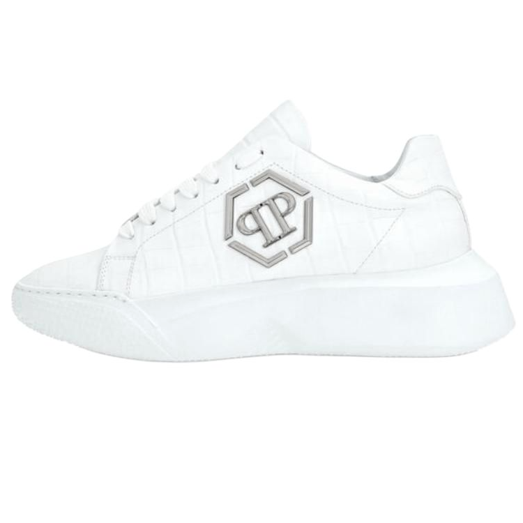 

Кроссовки Crocco Low top Casual Shoes Unisex белые PHILIPP PLEIN