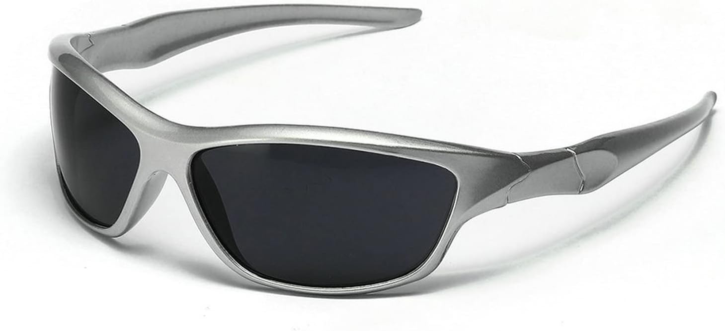 

Спортивные очки COTIA Y2K в стиле панк, для мужчин и женщин, 2023 год, винтажные солнцезащитные очки для активного отдыха, модные очки для велоспорта, защита от ультрафиолета UV400, Silver Grey