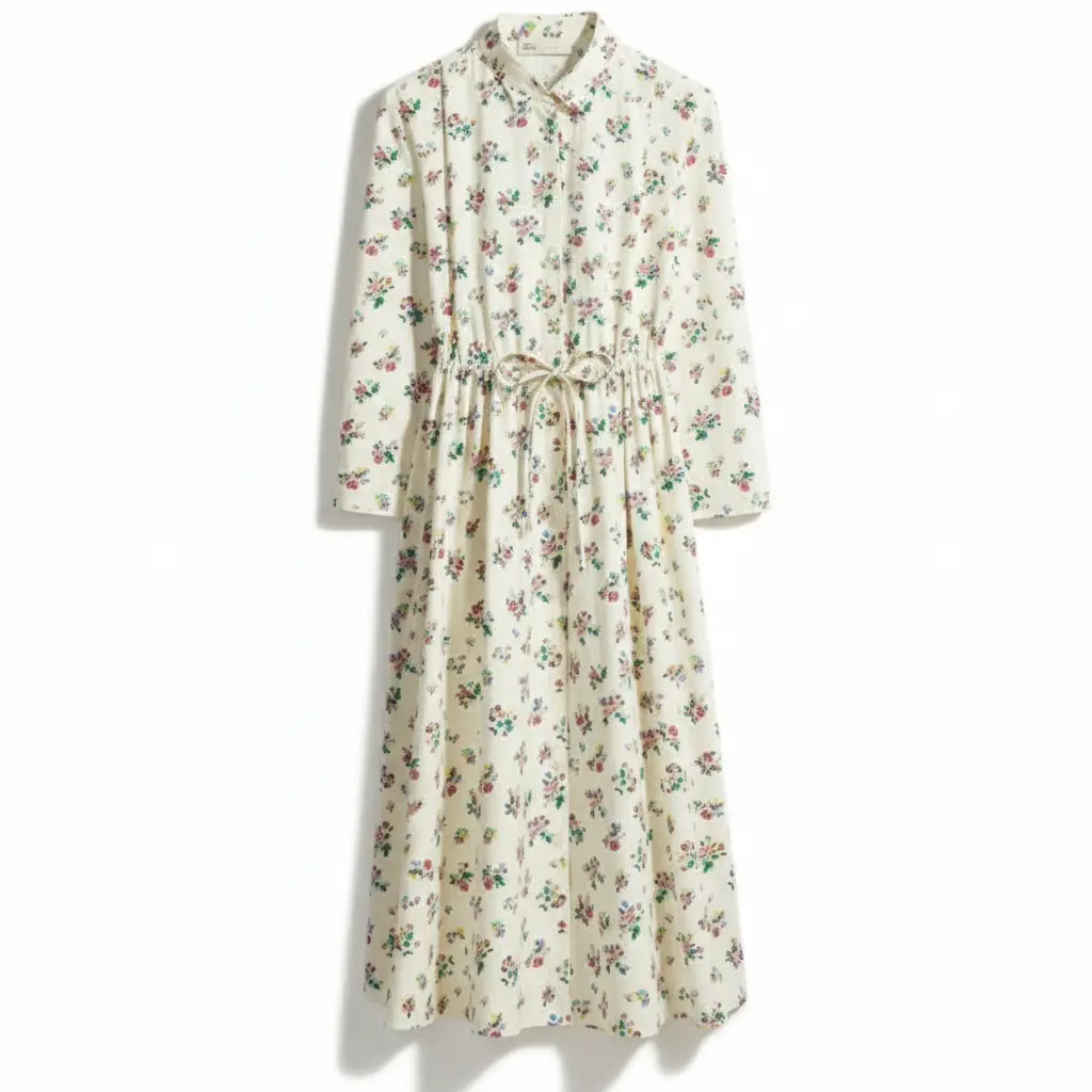

Платье миди с цветочным принтом TORY BURCH, мультиколор