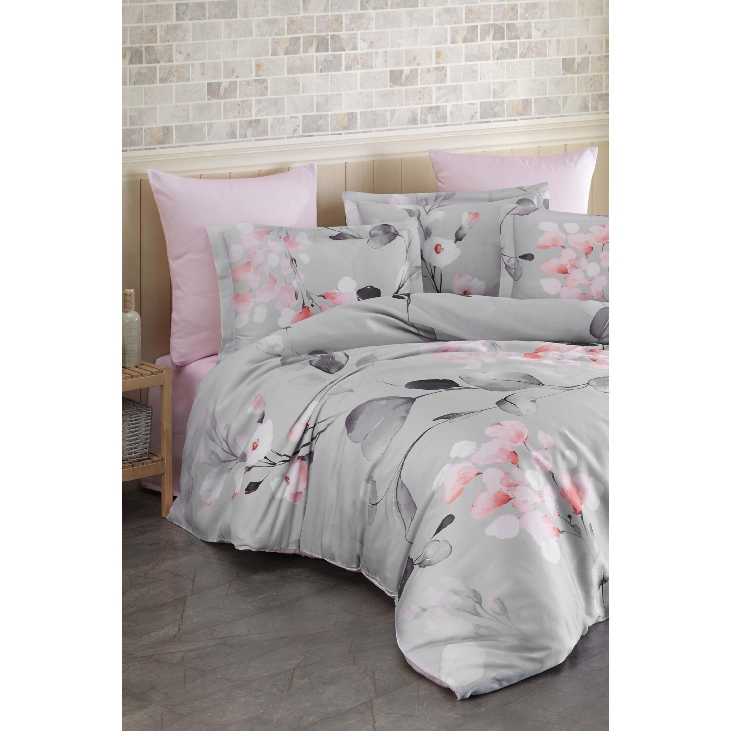 

Комплект постельного белья Varol Laura Home из лиоцелла - Мария