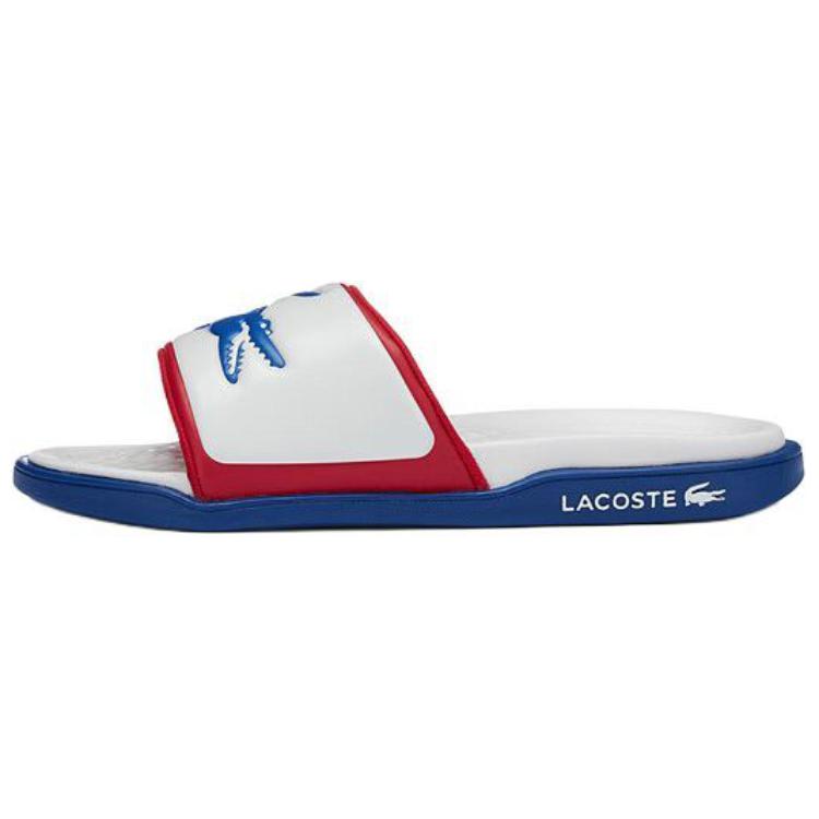 

Шлепанцы мужские бежевые Lacoste