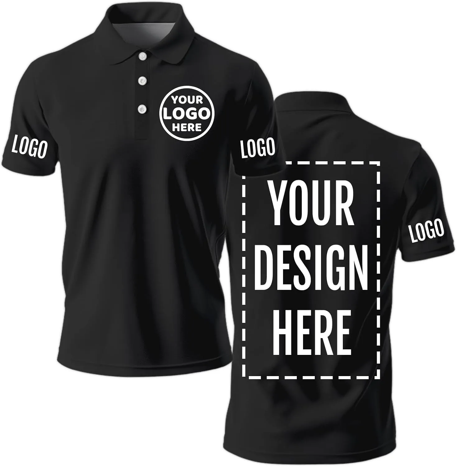 

Персонализированные поло для мужчин с логотипом и текстом