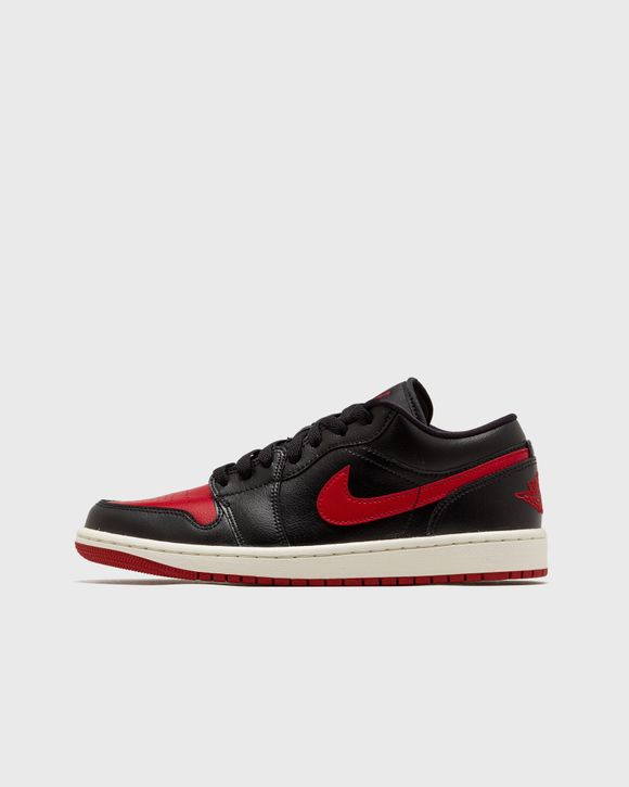 

Кроссовки Jordan Wmns Air Jordan 1 Low 'Bred Sail', цвет black/gym red-sail