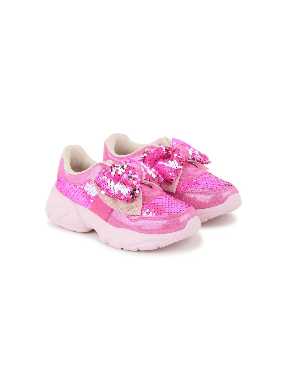 

Кроссовки с пайетками Billieblush, розовый