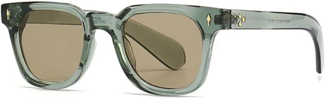 

Солнцезащитные очки с защитой UV400 | Маленькая оправа Rivets с градиентной расцветкой | для женщин и мужчин, для занятий спортом на открытом воздухе и вождения LXLHWN, Green Light Tea