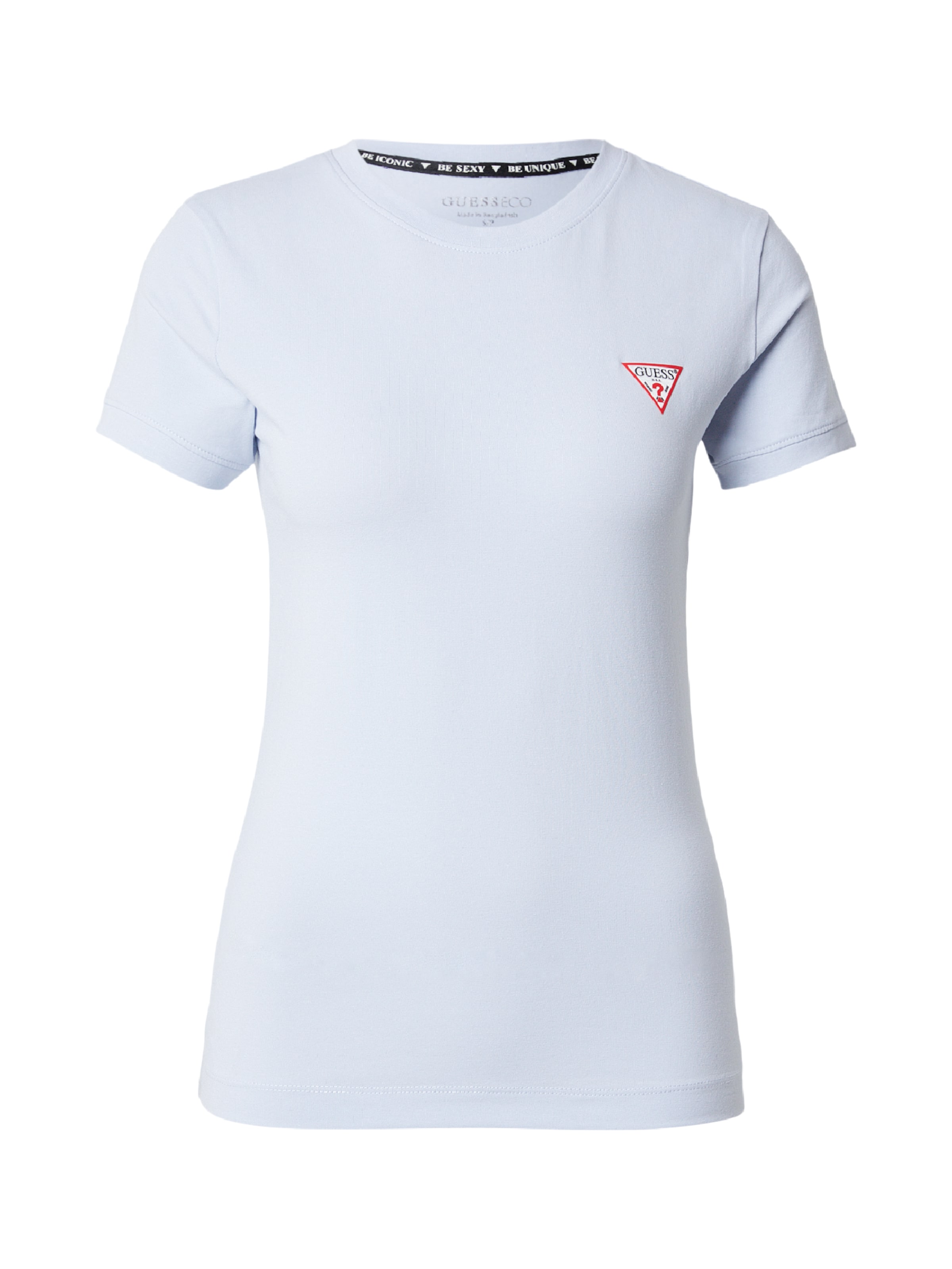 

GUESS Футболка в пастельно-голубом цвете, Синий, GUESS Футболка в пастельно-голубом цвете