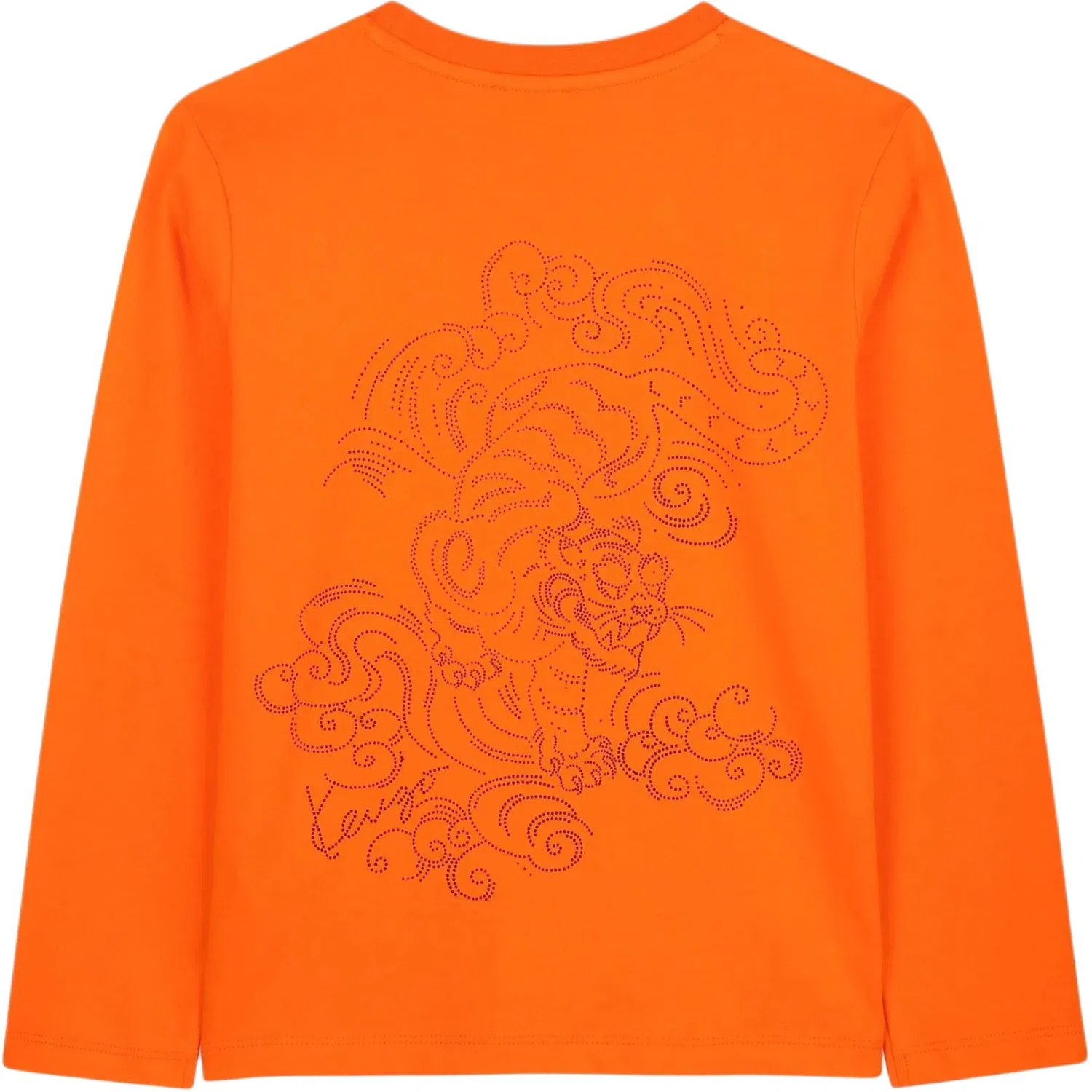 Детская футболка с круглым вырезом KENZO, Bright Orange — фото 2