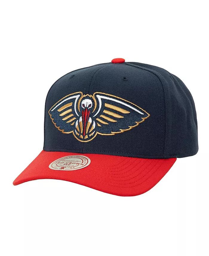 

Мужская темно-красная кепка New Orleans Pelicans Soul XL Logo Pro Crown Snapback Mitchell & Ness, синий