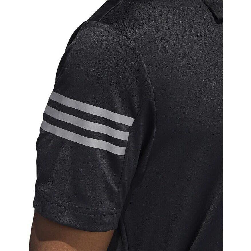 Футболка adidas Golf Polo Shirt, черная, мужская — фото 3