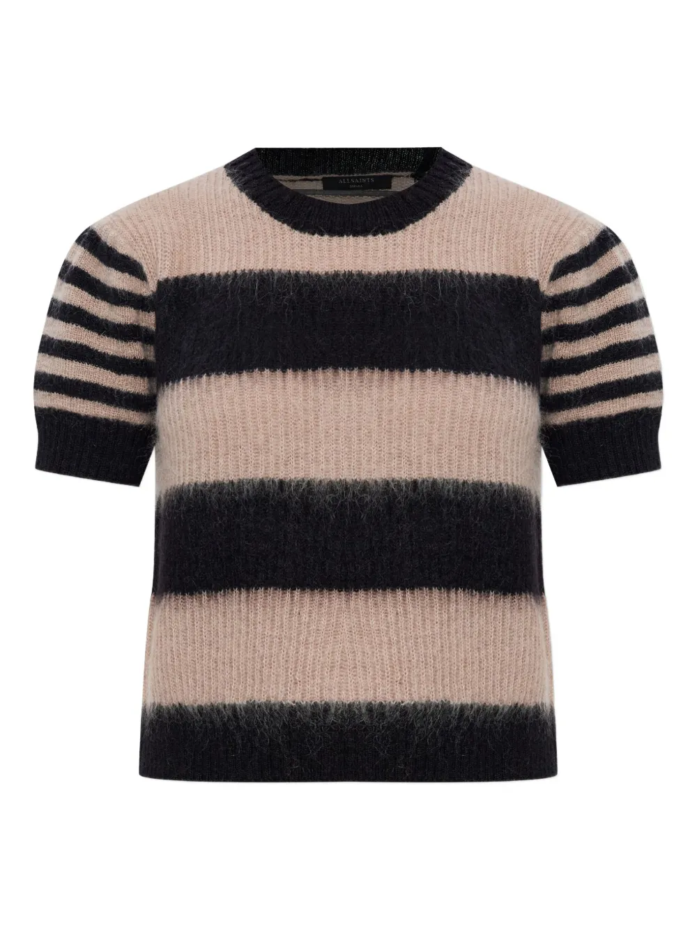 

Топ Clem в полоску Allsaints, черный