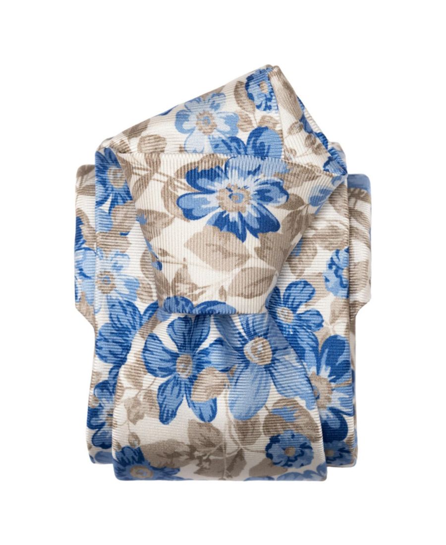 

Мужской галстук Altamura из шелка с принтом Elizabetta, Blue