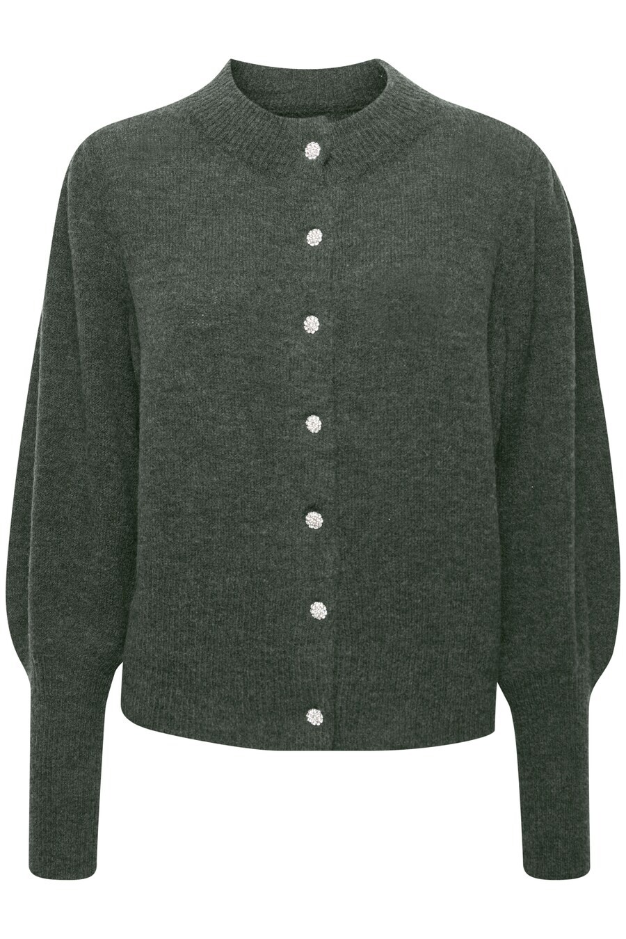 

Вязаный кардиган Pulz Jeans ASTRID, темно-зеленый