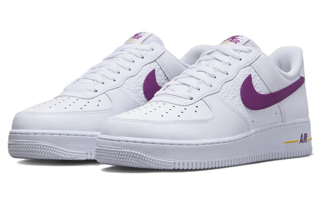 Nike Air Force 1 '07 'Embossed Hoops - Lakers' — фото 3