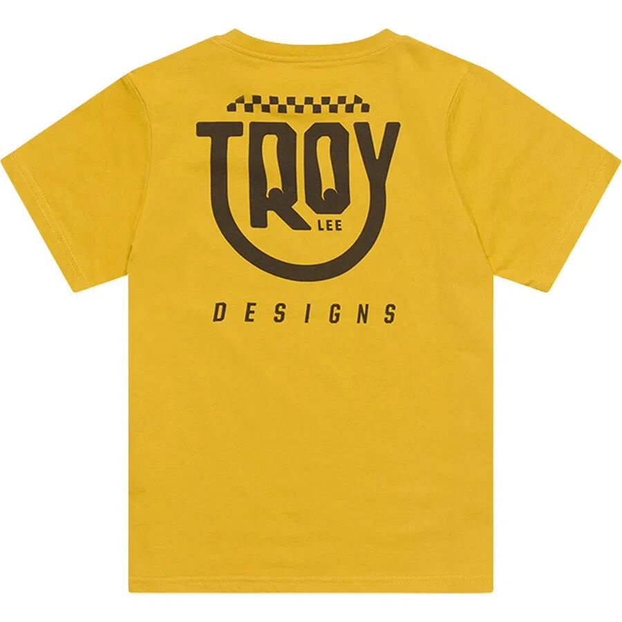 Детская футболка со смайликом Troy Lee Designs, Golden — фото 3
