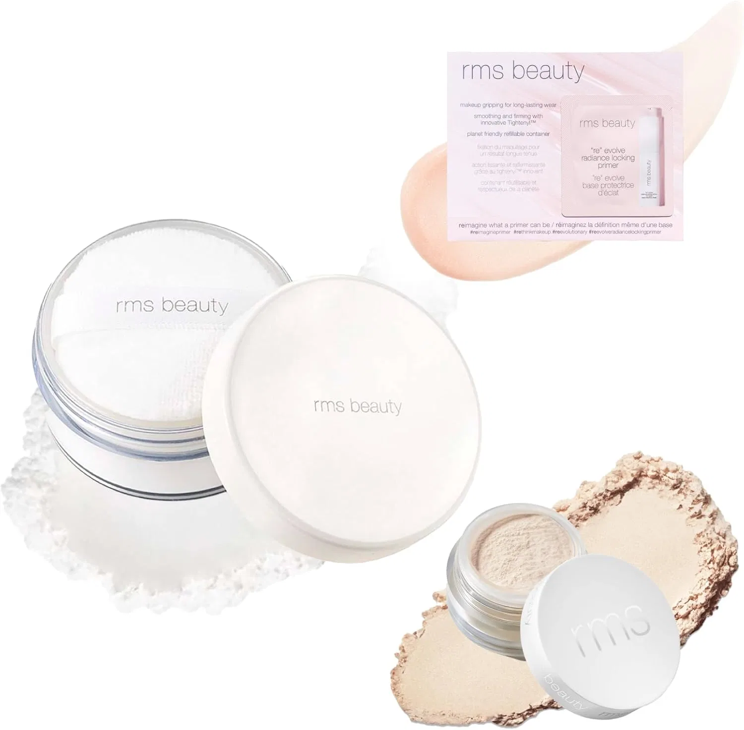 Набор косметики RMS Beauty Unpowder 00 + Hydra Setting Powder Mini + Primer Sample Kit