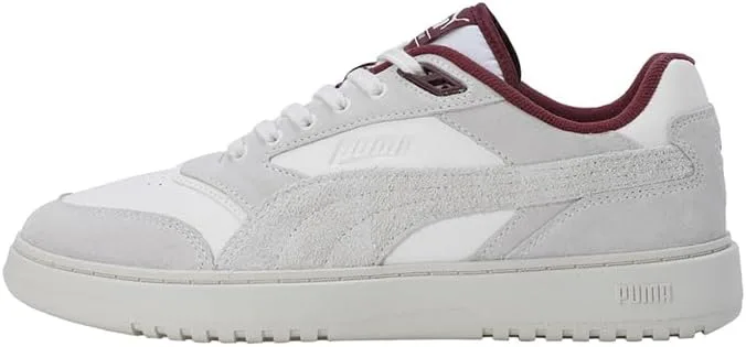 Унисекс кроссовки для легкой атлетики PUMA Doublecourt PRM, белый/темно-красный — фото 3