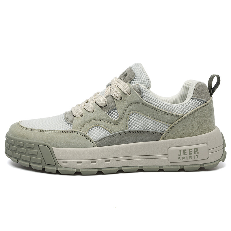 

Кроссовки JEEP SPIRIT Skateboarding Shoes Men Low-top, цвет Original Deer Color [Double Net]