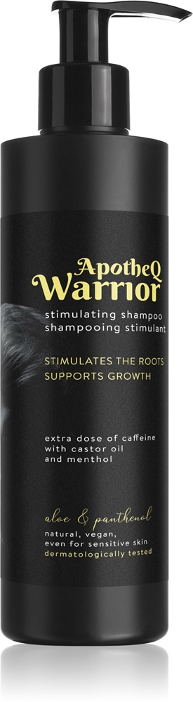 

Шампунь с кофеином Apotheq Warrior, стимулятор роста волос Soaphoria, 250 мл