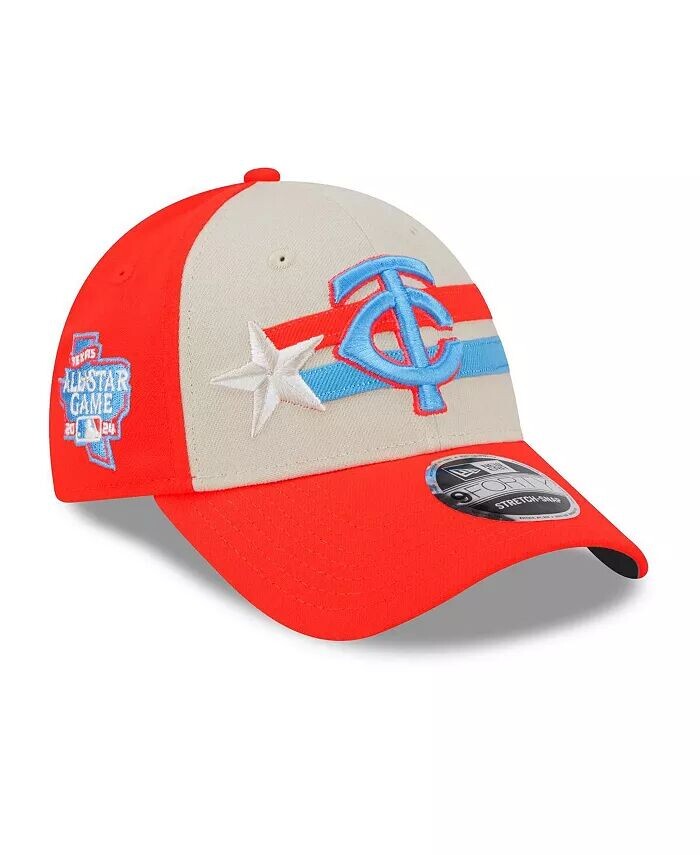 

Мужская регулируемая шапка коричнево-кораллового цвета Minnesota Twins MLB All-Star Game 9FORTY 2024 New Era, мультиколор
