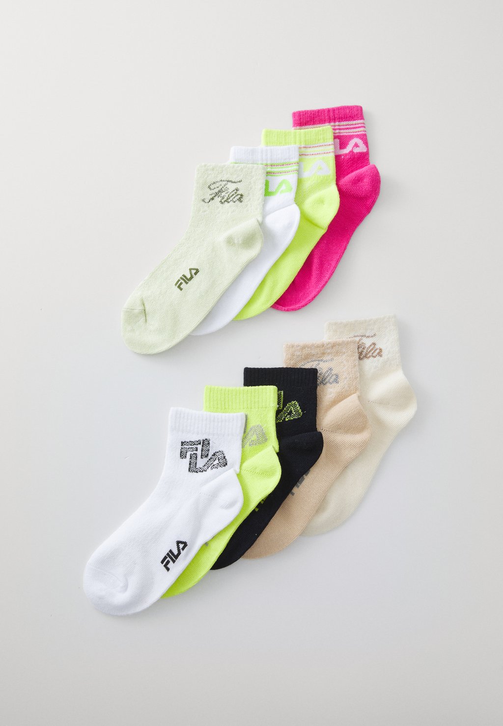 

Носки JUNIOR INVISIBLE SOCKS UNISEX 9 PACK Fila, мультиколор